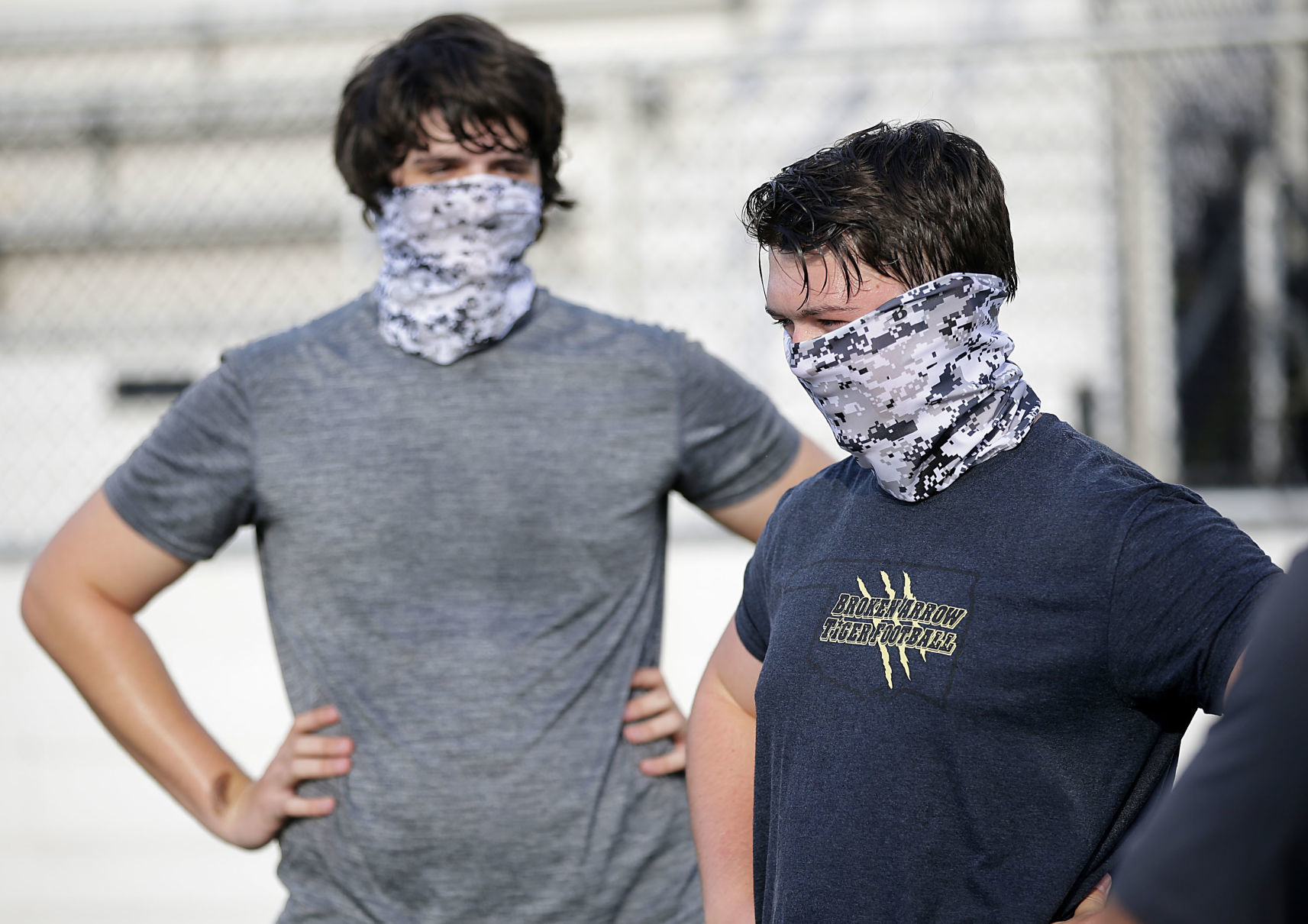 Broken Arrow football practice